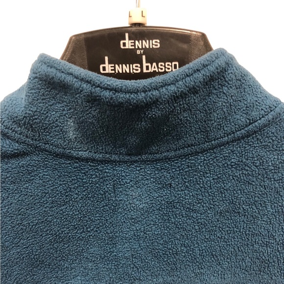 Men’s 2XL Croft and Barrow Teal long sleeve partial zip collared sweatshirt - Picture 10 of 17